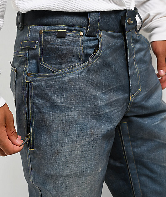 ウエア/装備 686 DESTRUCTED DENIM PANT Indigo 686 Deconstructed Denim Indigo 10K Snowboard Pants | Zumiez