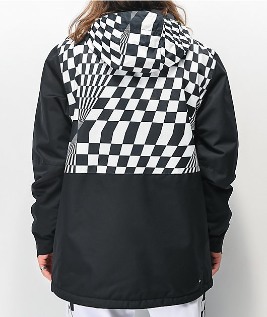 checkered snowboard jacket