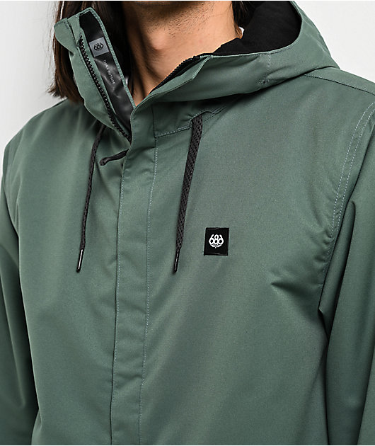686 Foundation Cypress Green 10K Snowboard Jacket | Zumiez