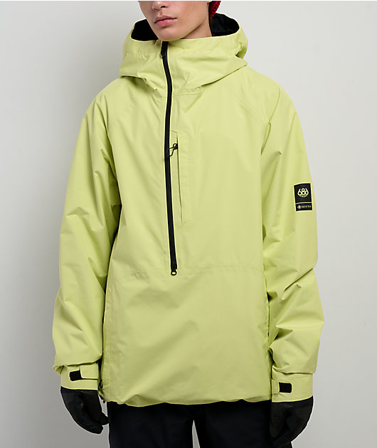 686 GORE-TEX Fragment Dusty Lime Shell Anorak Snowboard Jacket