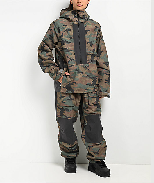 686 Ghost Camo 10K Anorak Snowboard Jacket | Zumiez