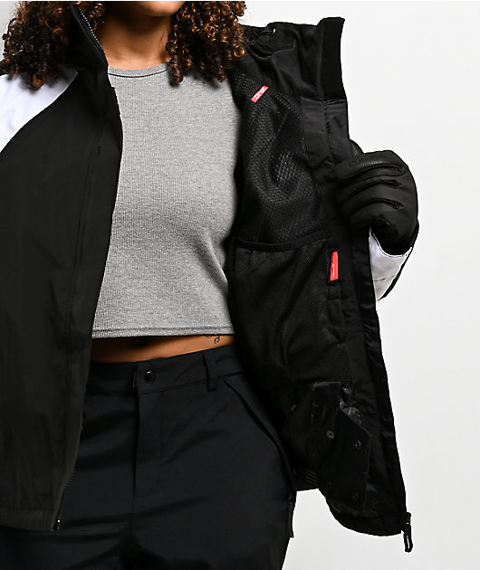 686 Hologram™ Black & White 20K Snowboard Jacket | Zumiez