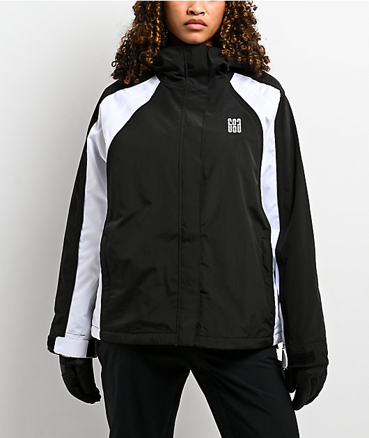 686 Hologram™ Black & White 20K Snowboard Jacket | Zumiez