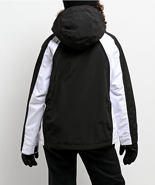 686 Hologram™ Black & White 20K Snowboard Jacket | Zumiez