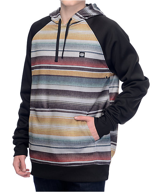 686 Knockout Blanket Pattern Tech Fleece Hoodie Zumiez