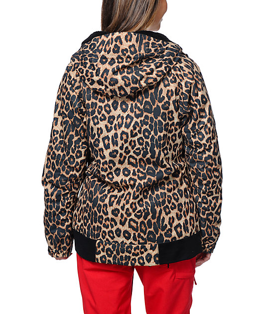 leopard snow jacket