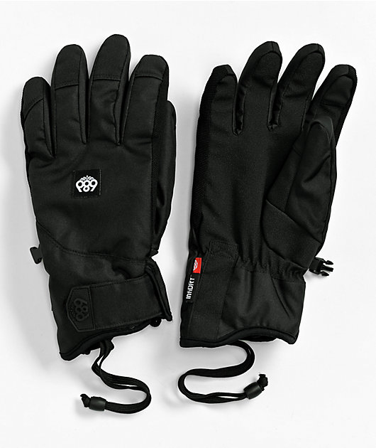 686 Primer Black 10K Snowboard Gloves | Zumiez