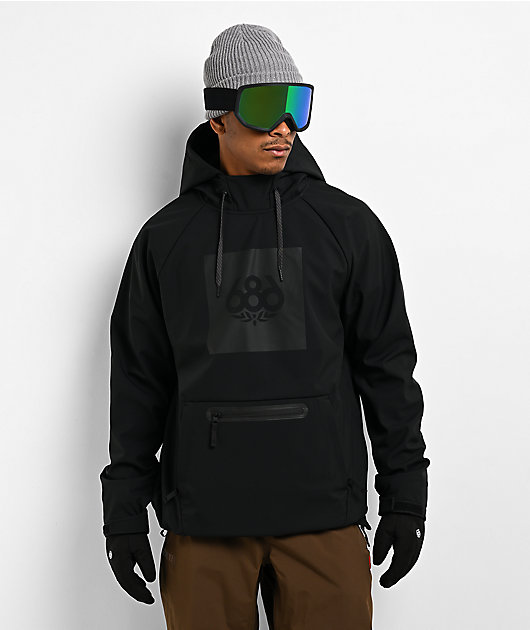 686 Waterproof Black 10K Snowboard Hoodie