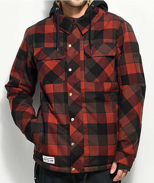 woodland red jacket