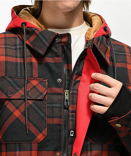 woodland red jacket