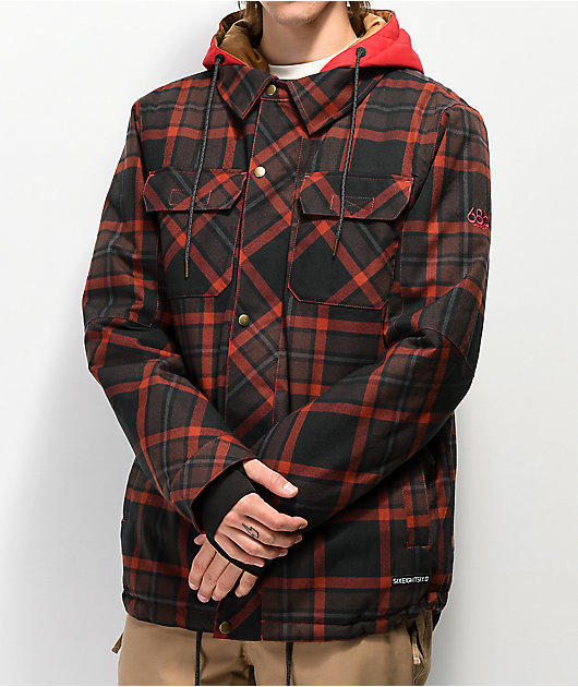 woodland red jacket