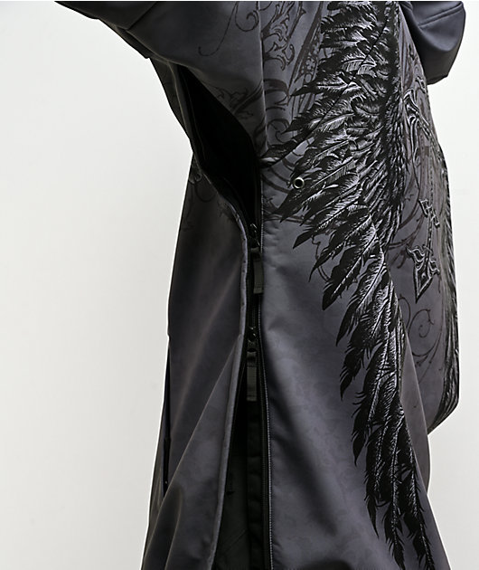 686 x Affliction Grey 10K Snowboard Hoodie
