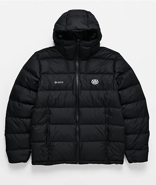 686 x GORE-TEX® Labs WINDSTOPPER® Pyro™ Black Down Puffer Snowboard Jacket