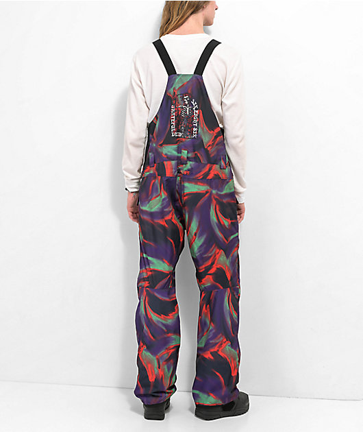 686 x Grateful Dead Frontier Tie Dye 10K Snowboard Bib Pants