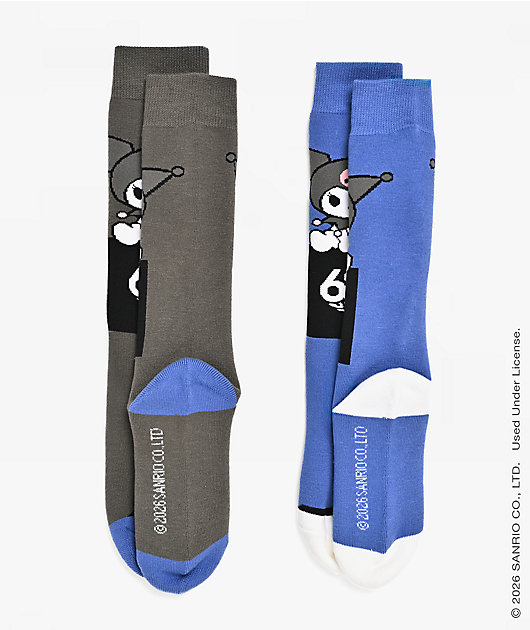 686 x Hello Kitty Kuromi 2 Pack Snow Socks