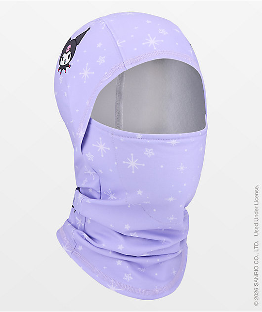 686 x Hello Kitty Kuromi Hurra Violet Hinged Balaclava