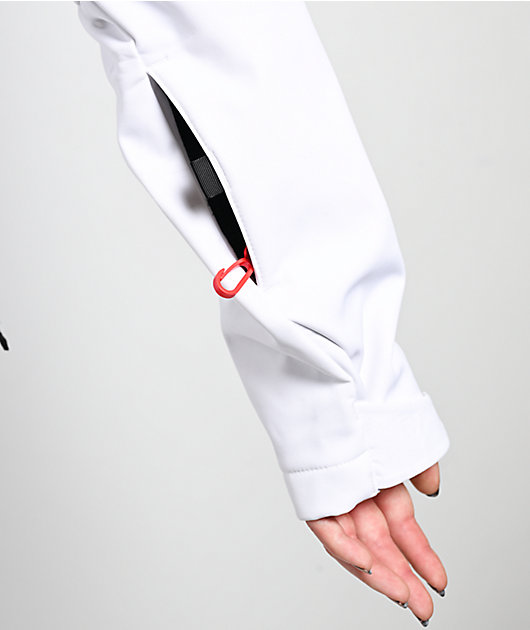 686 x Hello Kitty White 10K Snowboard Hoodie