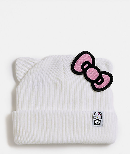 686 x Hello Kitty White Beanie