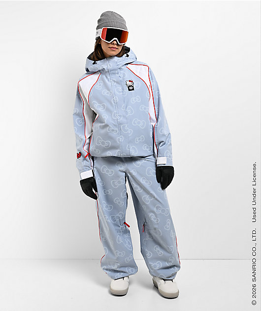 686 x Hello Kitty® Lil Bow Denim 10K Shell Snowboard Pants | Zumiez
