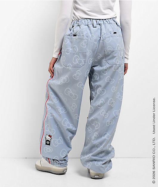 686 x Hello Kitty® Lil Bow Denim 10K Shell Snowboard Pants | Zumiez