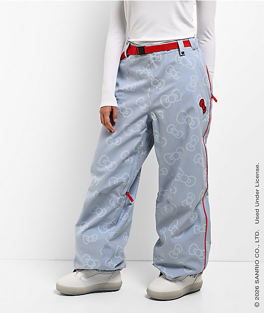 686 x Hello Kitty® Lil Bow Denim 10K Shell Snowboard Pants | Zumiez