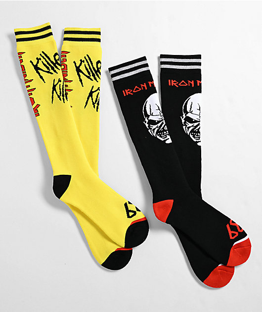 686 x Iron Maiden 2 Pack Snowboard Socks | Zumiez