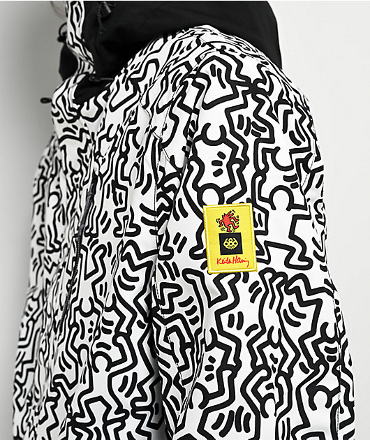 686 x Keith Haring Spectra White Colorblock 10K Snowboard Jacket