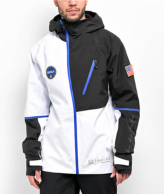 686 x NASA Exploration Black & White Snowboard Jacket | Zumiez