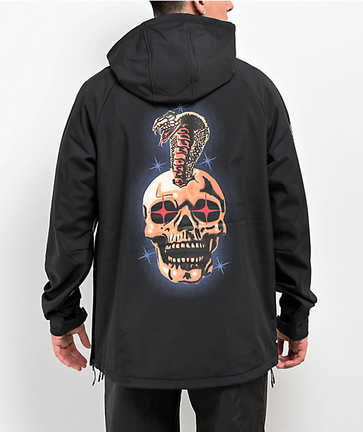 686 x Samborghini Black 10K Waterproof Snowboard Hoodie | Zumiez