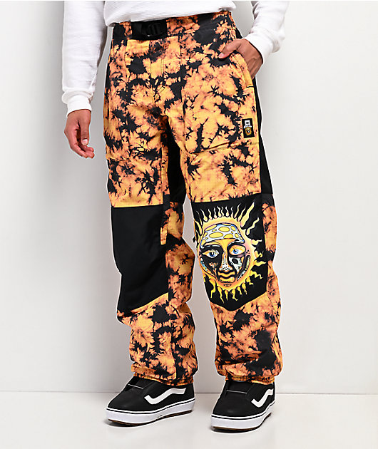 686 x Sublime Shell Yellow 10K Snowboard Pants | Zumiez