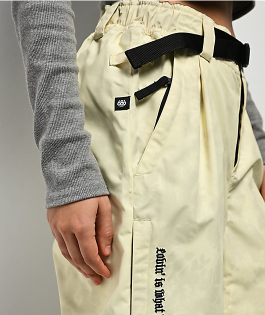 686 x Sublime Yellow Tie Dye 10K Snowboard Pants | Zumiez