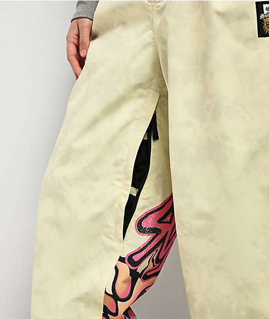 686 x Sublime Yellow Tie Dye 10K Snowboard Pants