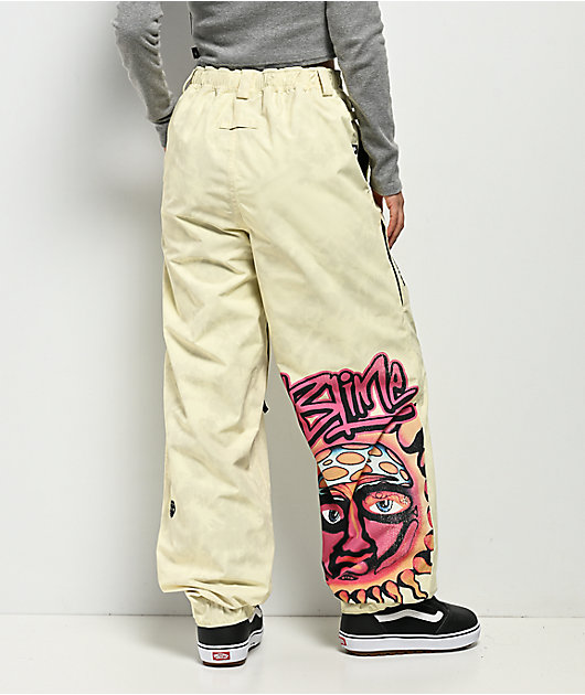 686 x Sublime Yellow Tie Dye 10K Snowboard Pants | Zumiez
