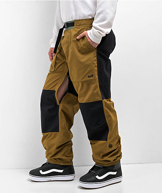 686 x Welcome Ghost 10K Tan Snowboard Pants