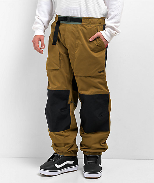 686 x Welcome Ghost 10K Tan Snowboard Pants