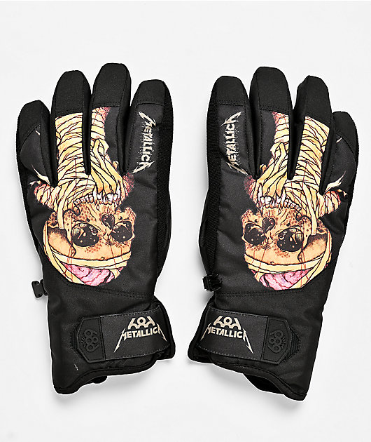 687 x Metallica Primer™ Black 10K Snowboard Gloves