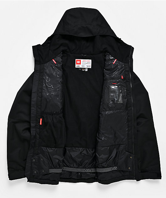 688 Foundation™ Black 10K Insulated Snowboard Jacket