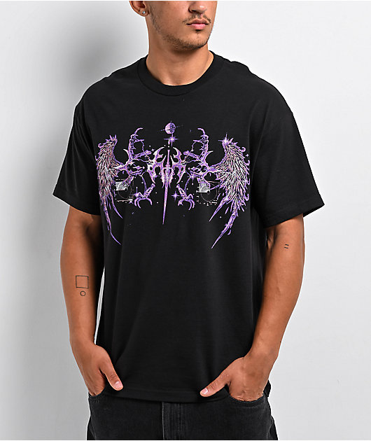 8THWNDR Cyberheaven V3 Black T-Shirt | Zumiez