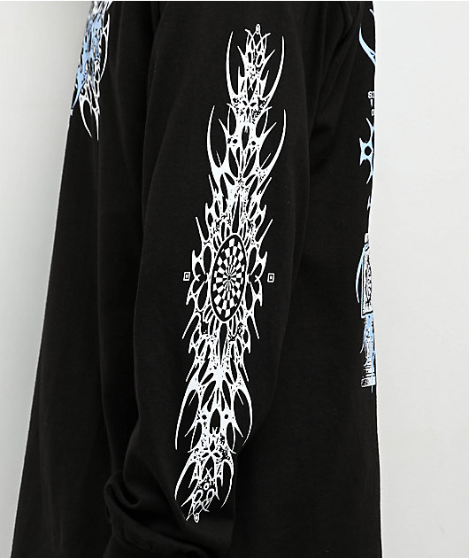 8THWNDR Reaper Black Long Sleeve T-Shirt | Zumiez