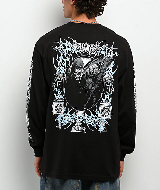 8THWNDR Reaper Black Long Sleeve T-Shirt | Zumiez