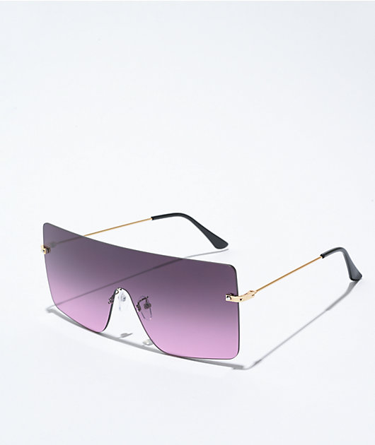Elisian Purple Gradient Aviator Sunglasses S17C5389 @ ₹999