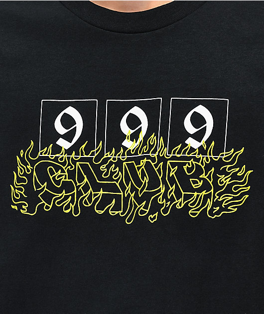 999 Club by Juice WRLD 999 Black T-Shirt