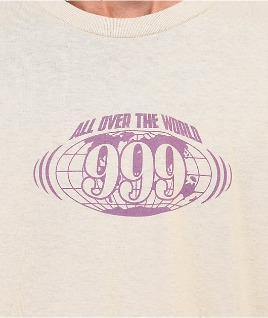 999 Club by Juice WRLD Chrome Smile Cream T-Shirt