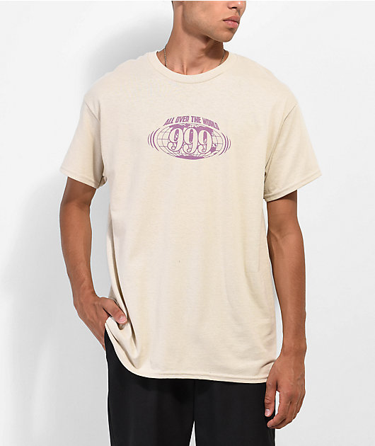 999 Club by Juice WRLD Chrome Smile Cream T-Shirt