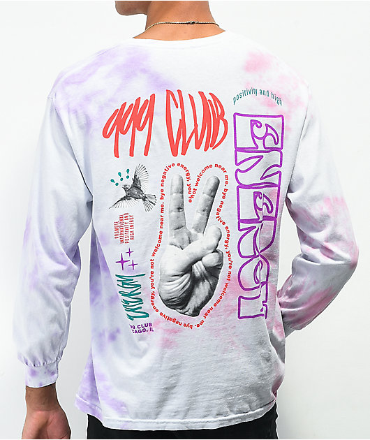 999 Club by Juice WRLD High Energy Tie Dye camiseta de manga larga
