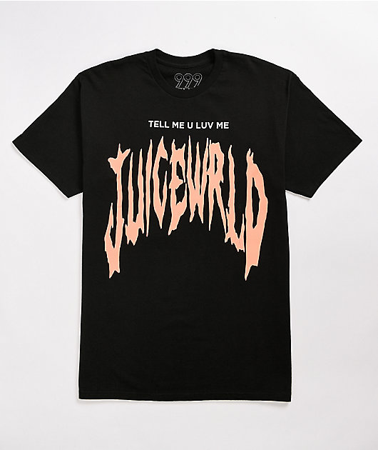 999 Club by Juice WRLD Luv Me Black T-Shirt