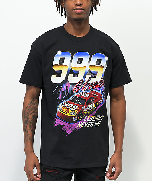 999 Club by Juice WRLD Racing Club Black T-Shirt