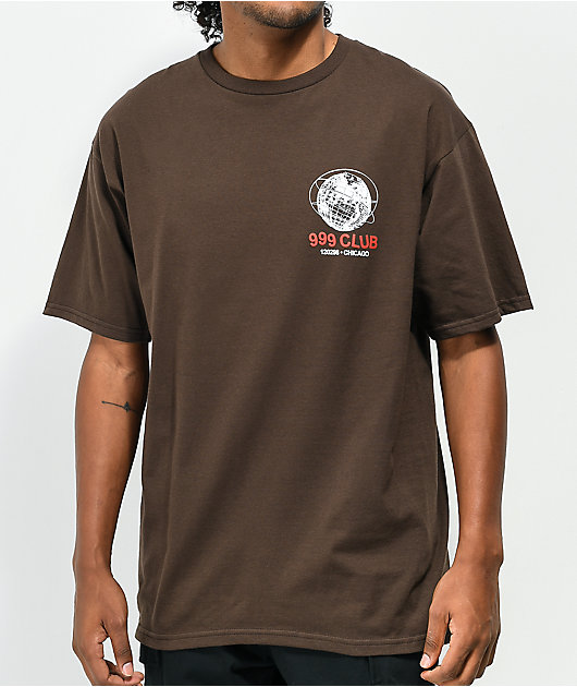 999 Club by Juice WRLD Remain Positive Brown T-Shirt