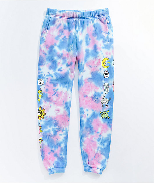 Pink Tie Dye Sweatpants