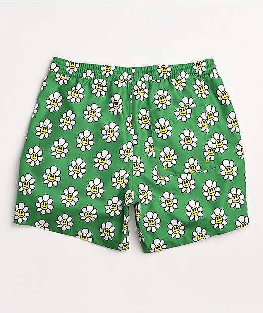 A-Lab Bum Daisy & Green Board Shorts